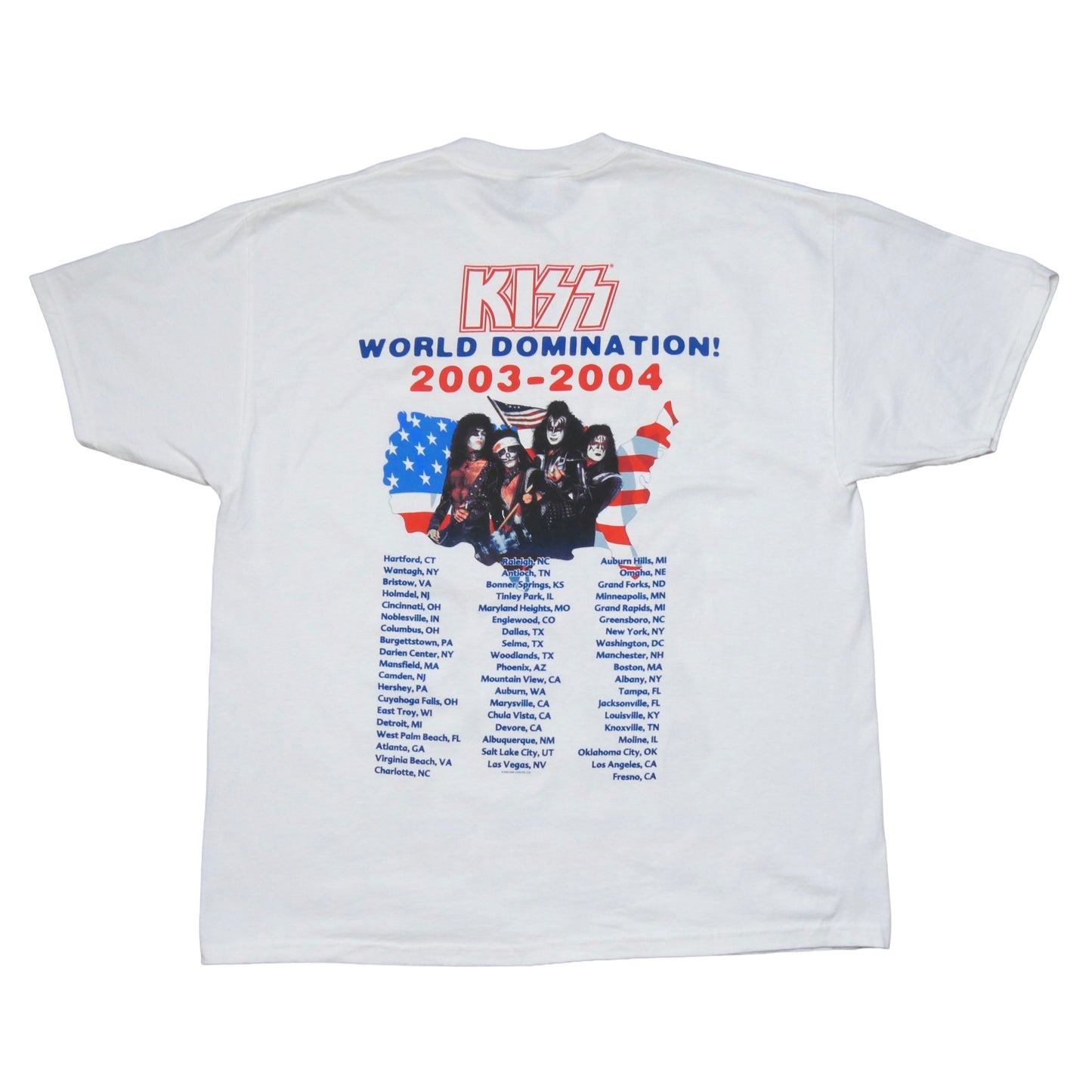 Kiss Kick ‘Em In the Teeth 03-04 Tour Shirt - XL