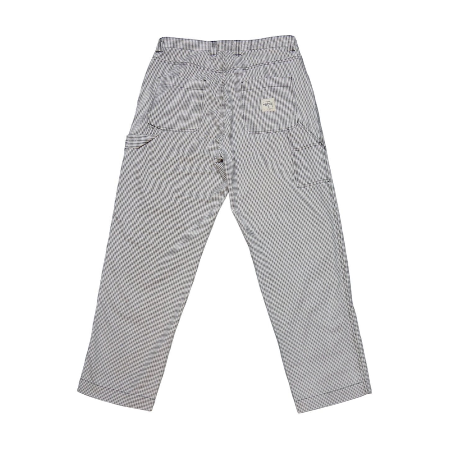 Stussy Double Knee Checkered Pants - 32