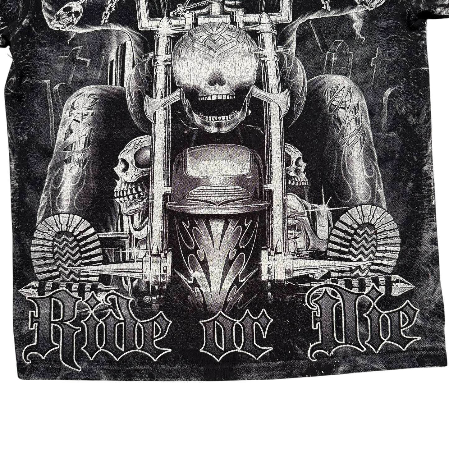 Mazatlan Mexico Ride or Die Chopper AOP Shirt - Large