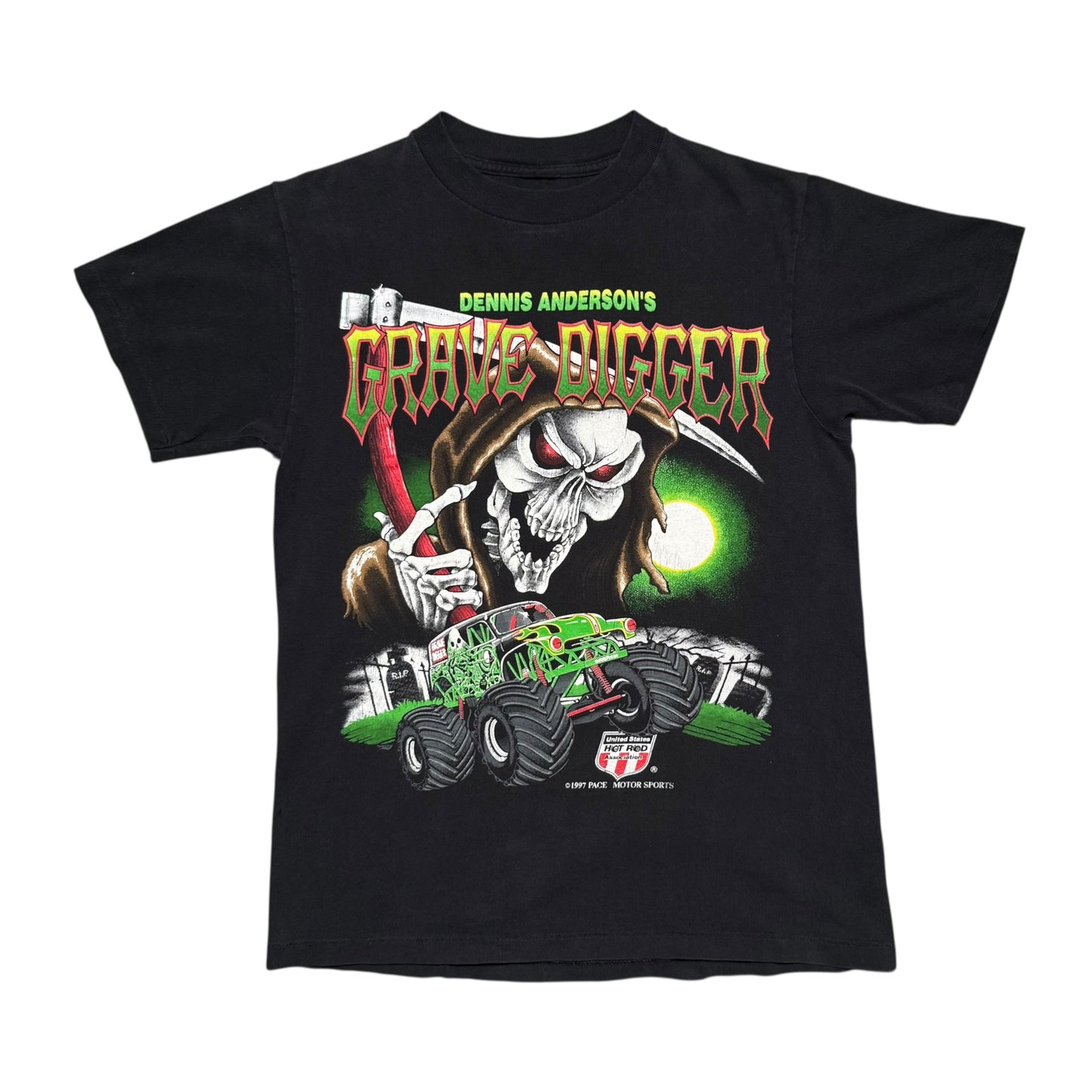 Dennis Andersons Grave Digger Shirt - Medium