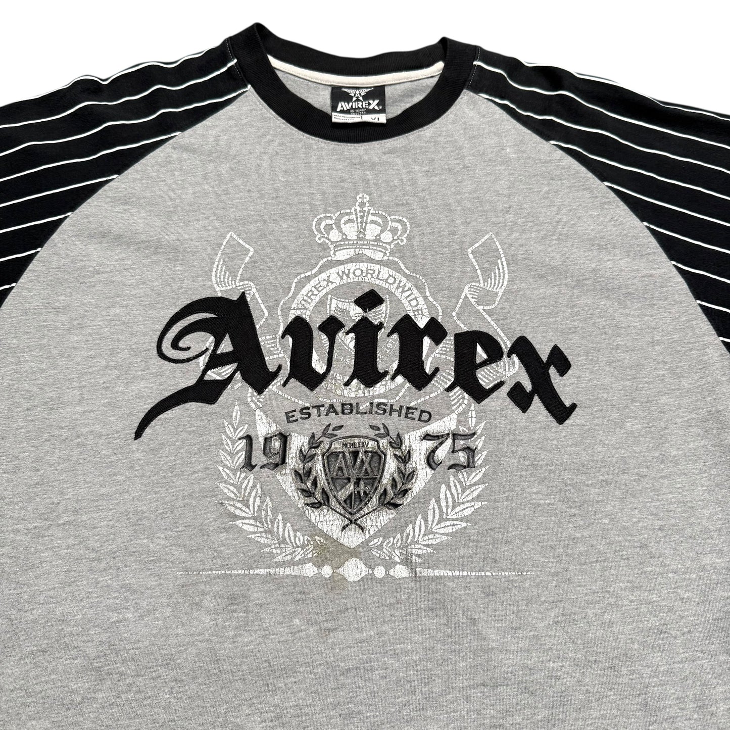 Avirex Striped Sleeve Shirt - XL