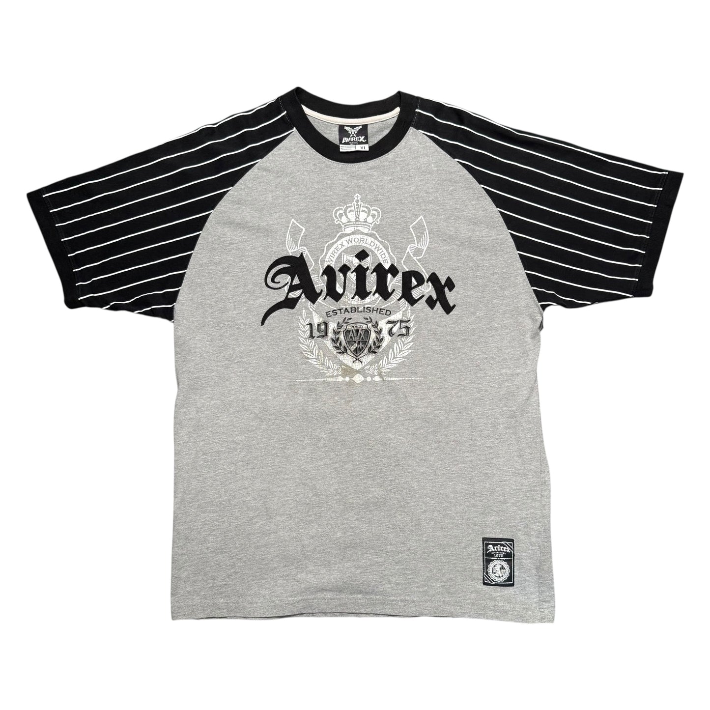 Avirex Striped Sleeve Shirt - XL