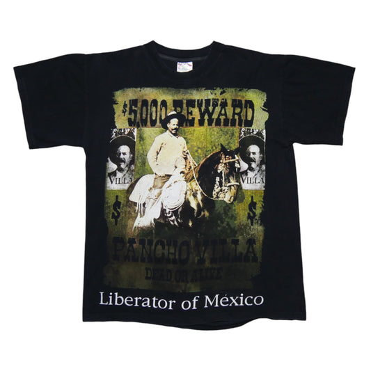 Pancho Villa Liberator of Mexico Reward Poster Shirt