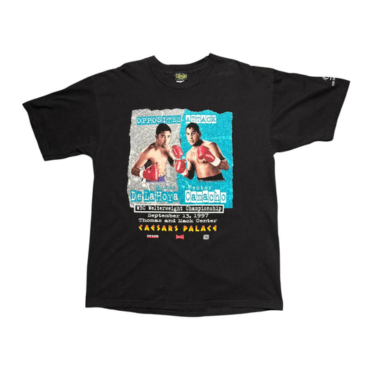 Oscar De La Hoya vs Hector Camacho Championship Shirt - XL