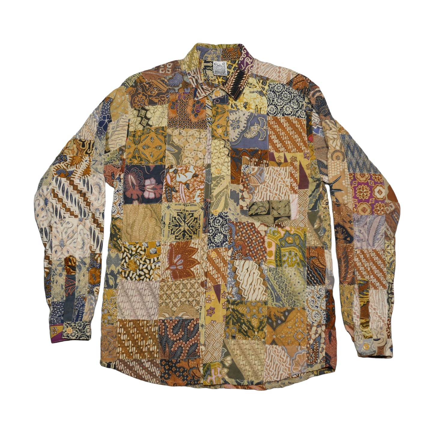 Coral Heads Patchwork Shirt