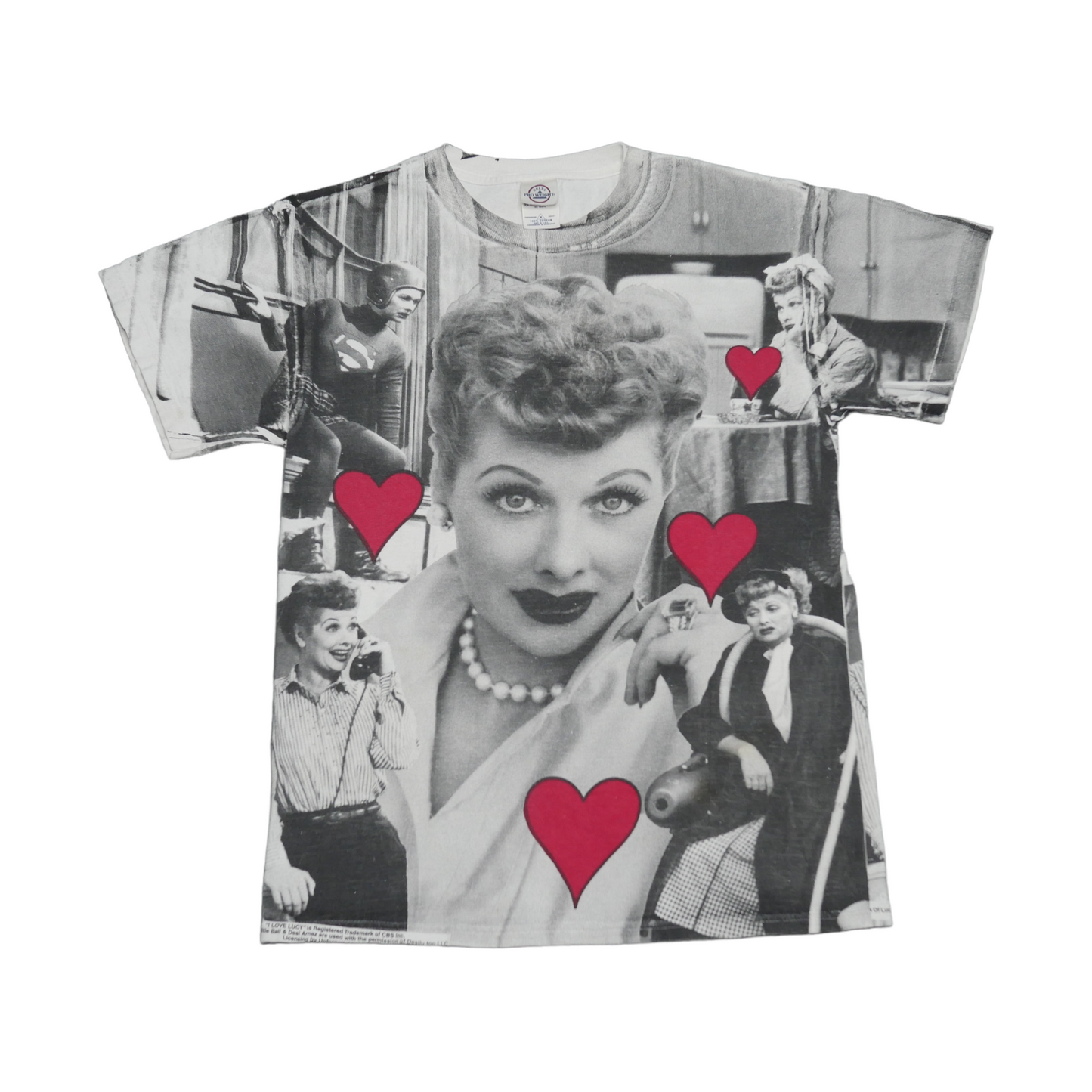 I Love Lucy All Over Print Shirt - Medium