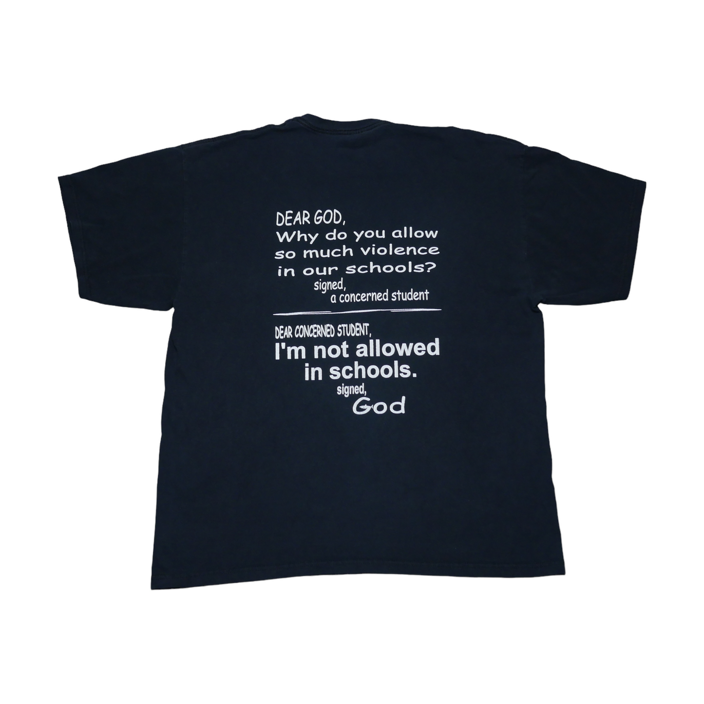 Public Schools Need God Shirt - XL